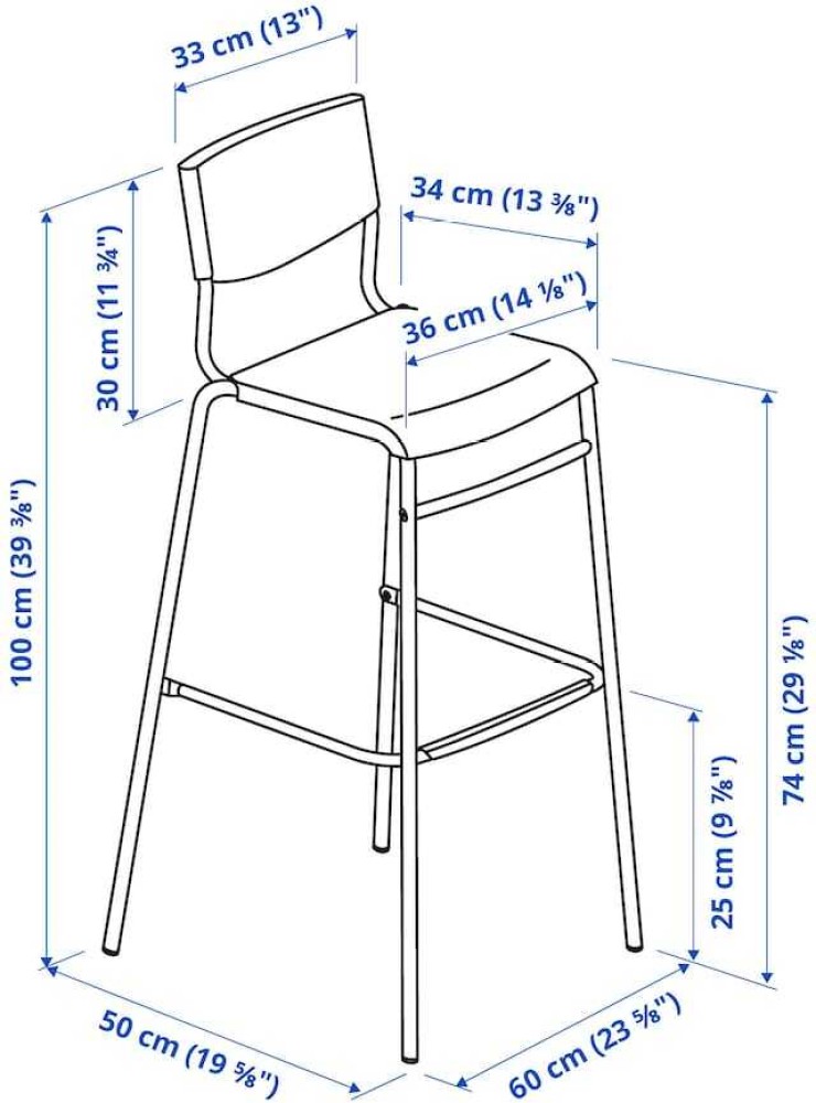 Metal stool ikea hot sale