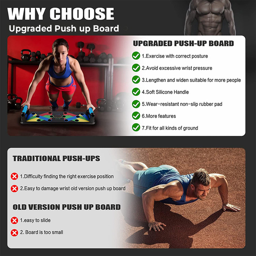 Jai Ingredients 14 in 1 Pushup Board To Train Chest Shoulder Tricep For Home Workout Push up Bar Buy Jai Ingredients 14 in 1 Pushup Board To Train Chest Shoulder Tricep For Home Workout