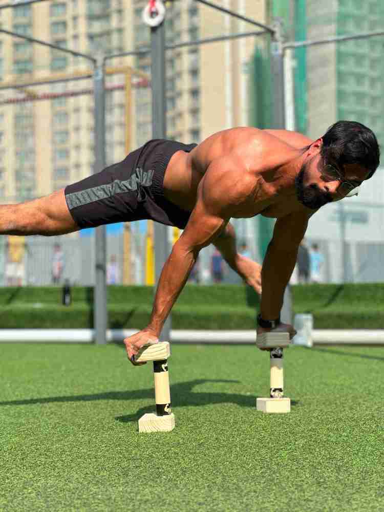Calistreet workout Wooden parallettes mini for gymnastics calisthenics yoga bar Push up Bar Buy Calistreet workout Wooden parallettes mini for gymnastics calisthenics yoga bar Push up Bar Online at Be...