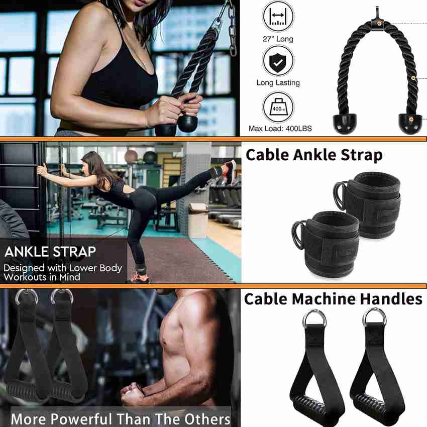 Cable exercise machine accessories clearance