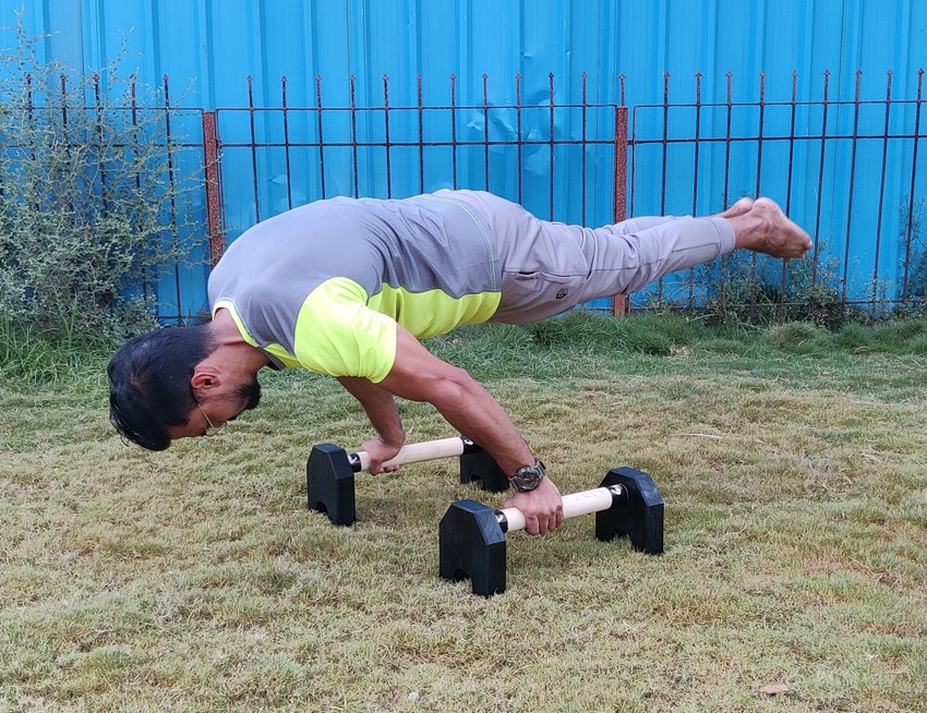 Push up bar calisthenics top