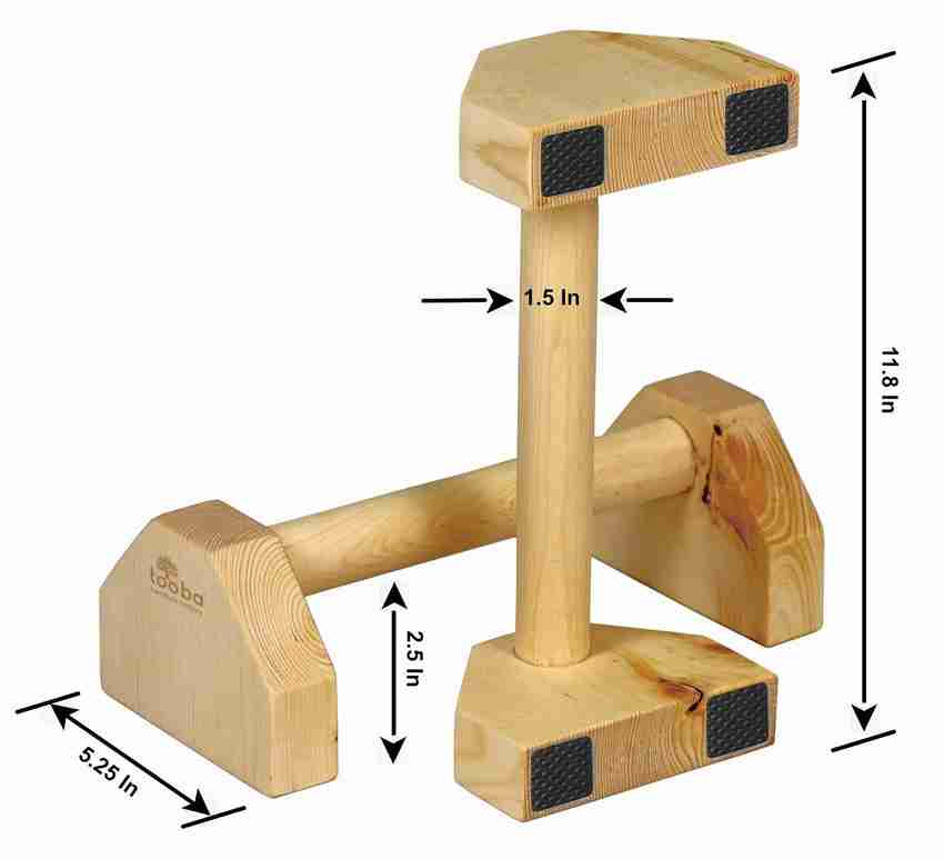 Tooba F F Wooden Push Up Stand with Non Slip Base for Gym Wooden Parallettes Handle Push up Bar Buy Tooba F F Wooden Push Up Stand with Non Slip Base for Gym Wooden