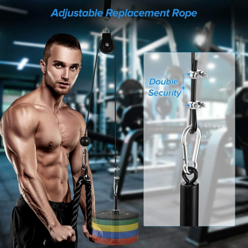 Weight lifting best sale pulley attachments