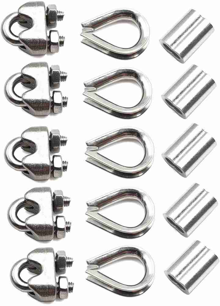 Aluminum cable clips deals