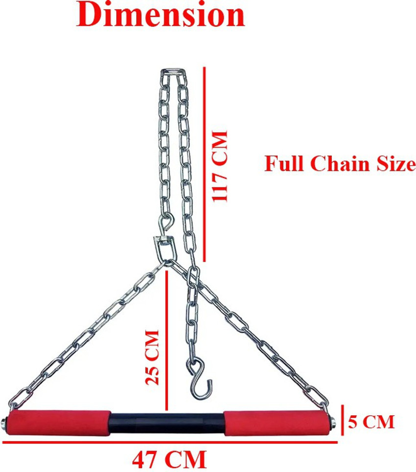 A G Enterprises Heavy Duty Chin up Rod with Chain for Exercise Height Increasing Equipment Chin up Bar Buy A G Enterprises Heavy Duty Chin up Rod with Chain for Exercise Height