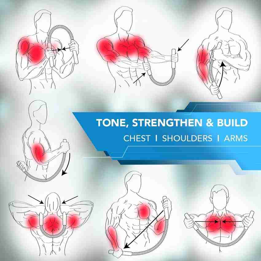 LCARNO Power Twister Bar Exercise Equipment for Upper Body Arm