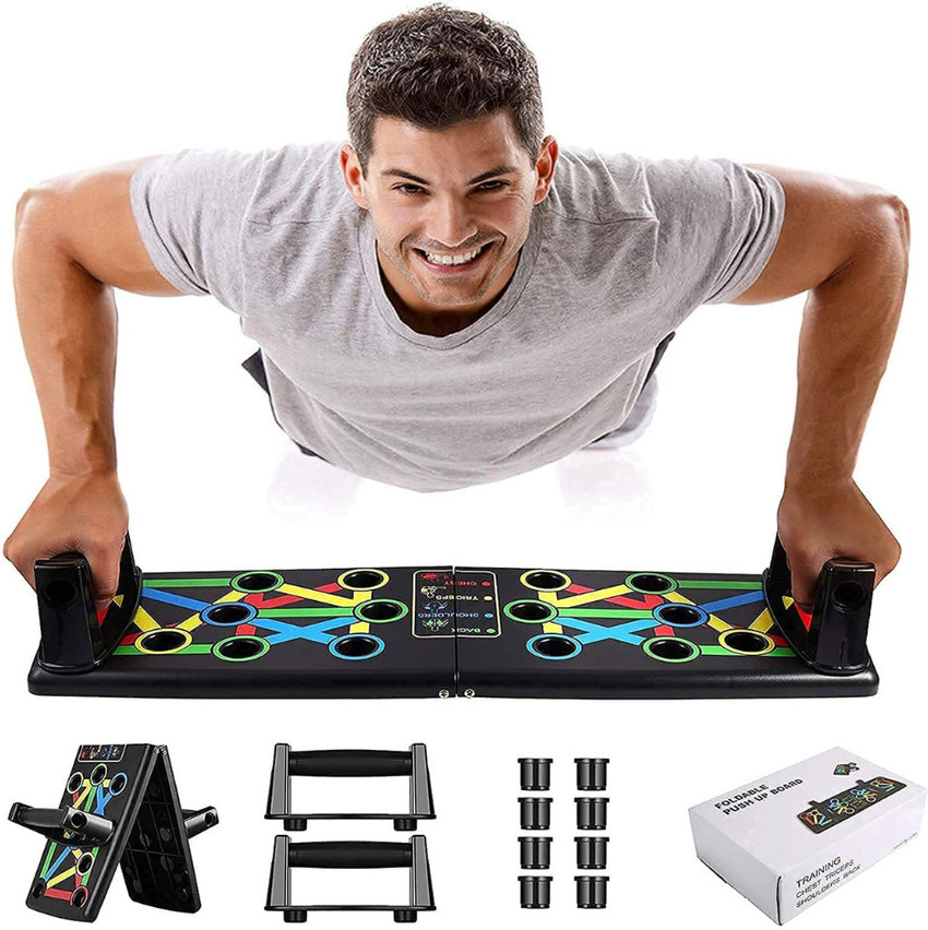 Dikx Fit Portable Pushup Training Board Home Gym Workout Push up Bar Buy Dikx Fit Portable Pushup Training Board Home Gym Workout Push up Bar Online at Best Prices in India Sports
