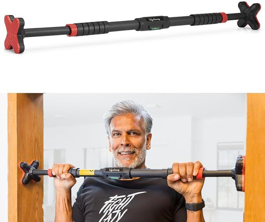 Lifelong LLPB01 Pull Up Bar for Home Workout Chin Up Bar 65 95CM Max User Weight 150kg Pull up Bar Buy Lifelong LLPB01 Pull Up Bar for Home Workout Chin Up Bar 65 95CM Max User Weight 150kg