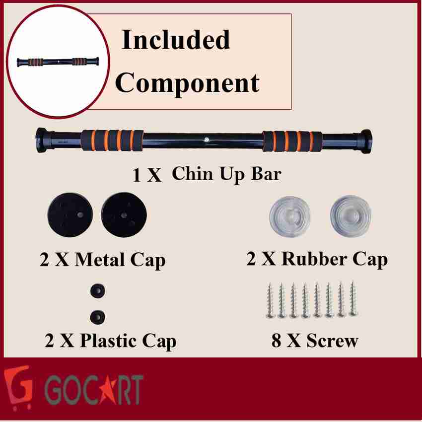 GOCART Non Slip Doorway Gym Bar Bar for Home Mountable