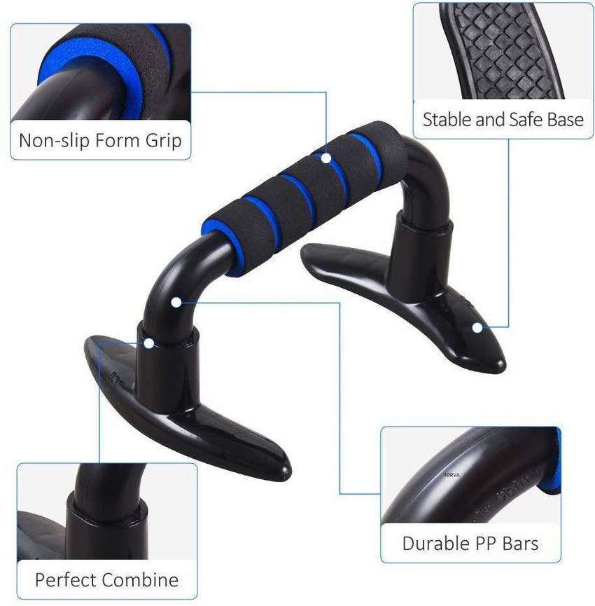 NIRVA Push Up Bars Removable Workout Pushup Stands Handles Set with Comfort Grips Push up Bar Buy NIRVA Push Up Bars Removable Workout Pushup Stands Handles Set with Comfort Grips Push up Bar