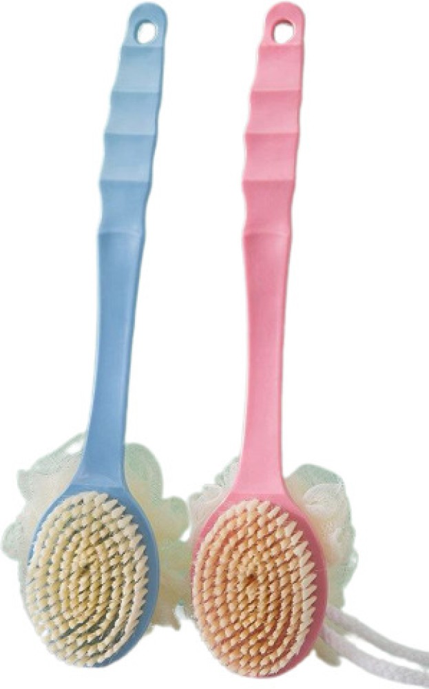 ROMYCRON 2 Pcs Bath Brush Combo Back Scrubber And Bath Brush Soap Dispenser  (Multicolor) - Price in India, Buy ROMYCRON 2 Pcs Bath Brush Combo Back  Scrubber And Bath Brush Soap Dispenser (