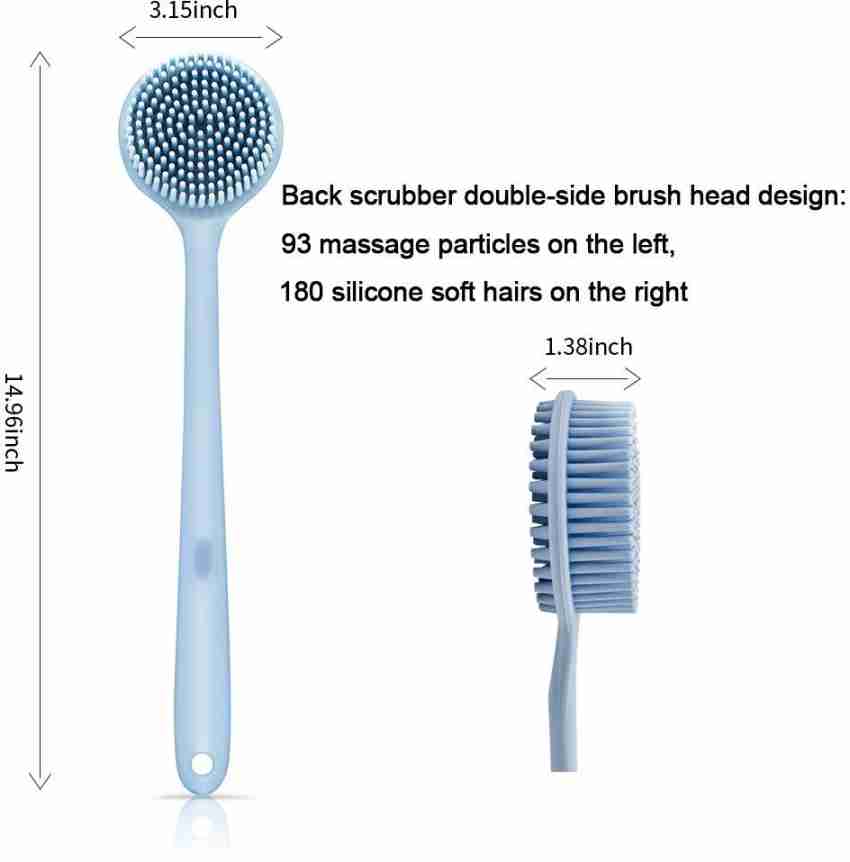 Long Handle Bath Brush for Shower - 20 inch - Back Brush, Shower