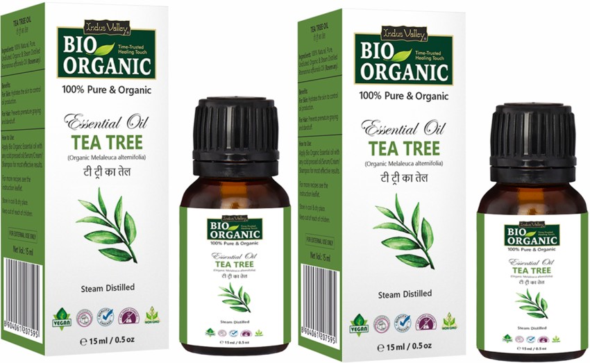 Indus Valley 100 Virgin Tea Tree Essential Oil Twin Pack