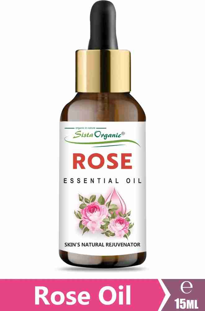 Sista Organic Rose Essential Oil For Face Skin Hair Care Therapeutic Aromatherapy