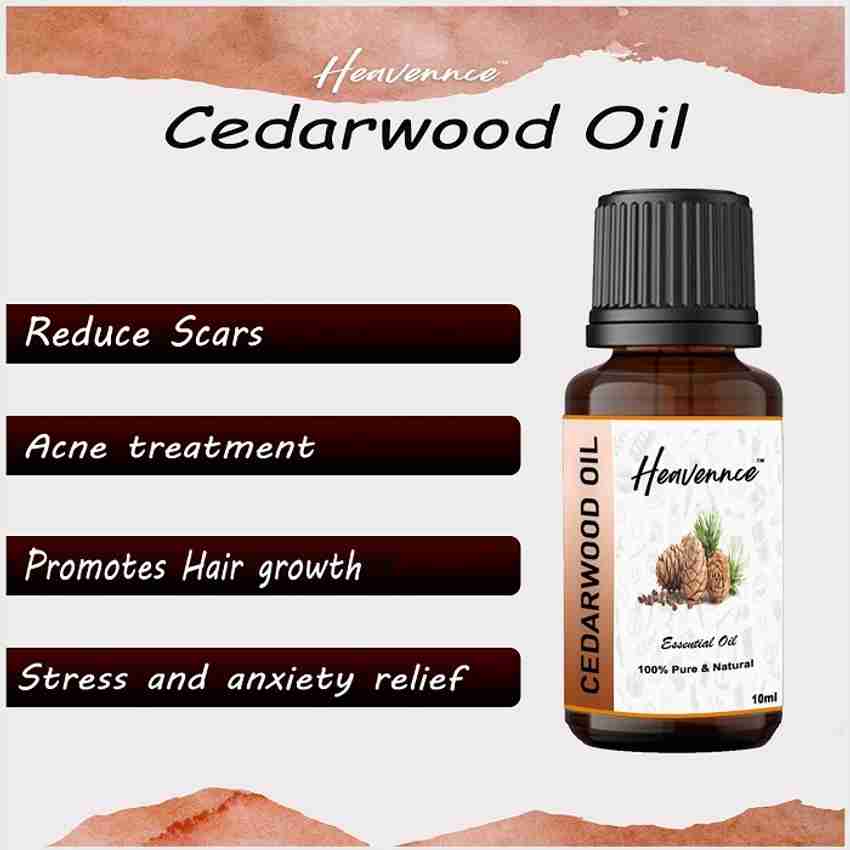 Heavennce Cedarwood Essential Oil for shinier hair and healthier skin Price in India Buy Heavennce Cedarwood Essential Oil for shinier hair and healthier skin Online In India Reviews Ratings Features