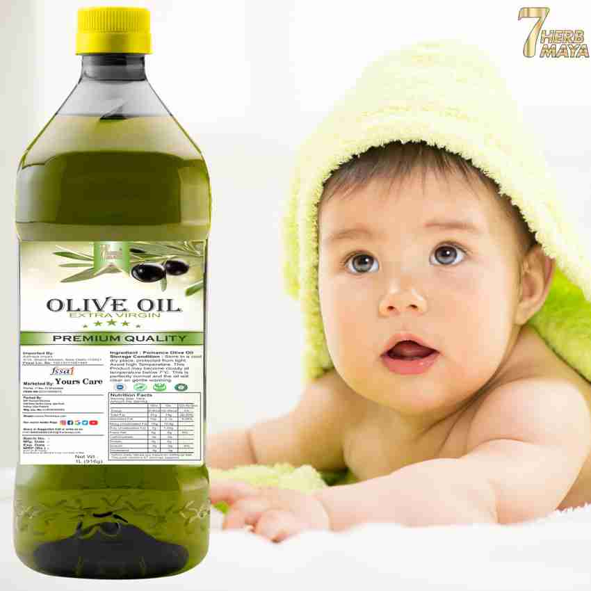 Olive oil in baby bath 2025