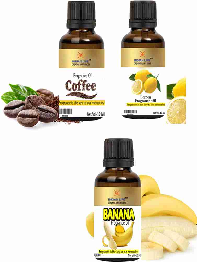 indianlife Sweet Summer perfume oil banana coffee lemon for bath