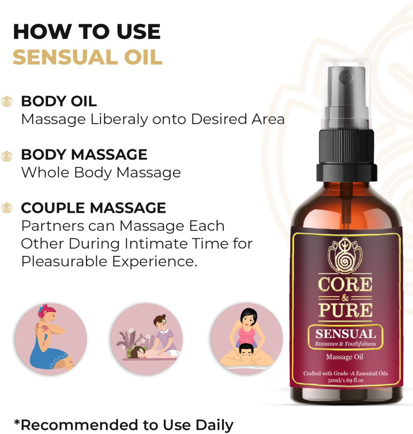 CORE PURE Sensual Massage Oil Promotes Romance Youthfulness