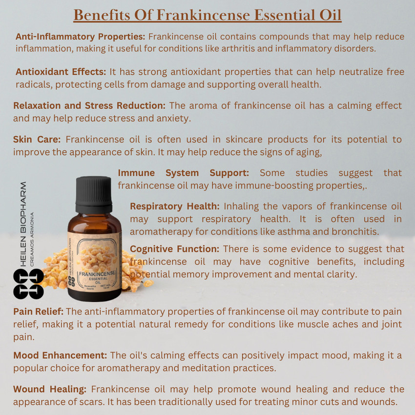 HEILEN BIOPHARM Frankincense Essential Oil 15 ml For Health Hairs Skin Care Aromatherapy Price in India Buy HEILEN BIOPHARM Frankincense Essential Oil 15 ml For Health
