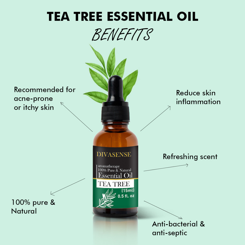 Divasense Tea Tree Rosemary Essential Oil 100 Pure and Natural For Skin Hair Price in India Buy Divasense Tea Tree Rosemary Essential Oil 100 Pure and Natural For Skin