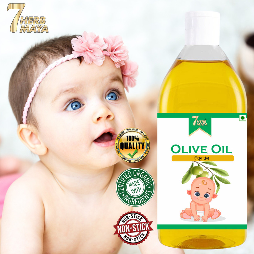 7Herbmaya Pure Olive Oil Jaitun Tel for Body Massage