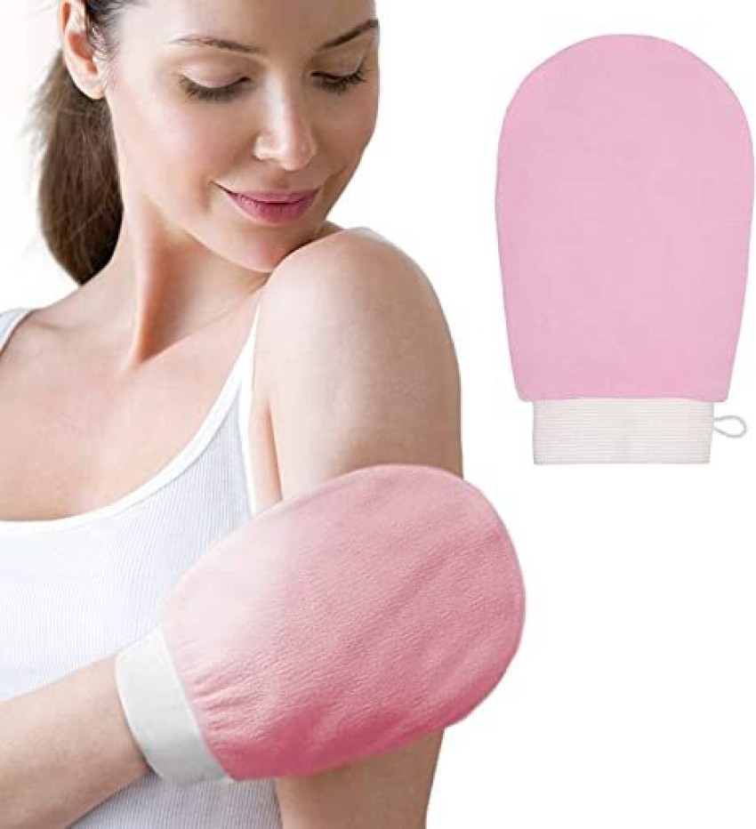 SoFire Skincare Pink Korean Exfoliating Mitts (1pc) bath Gloves Great for  Tan Removal - Price in India, Buy SoFire Skincare Pink Korean Exfoliating  Mitts (1pc) bath Gloves Great for Tan Removal Online