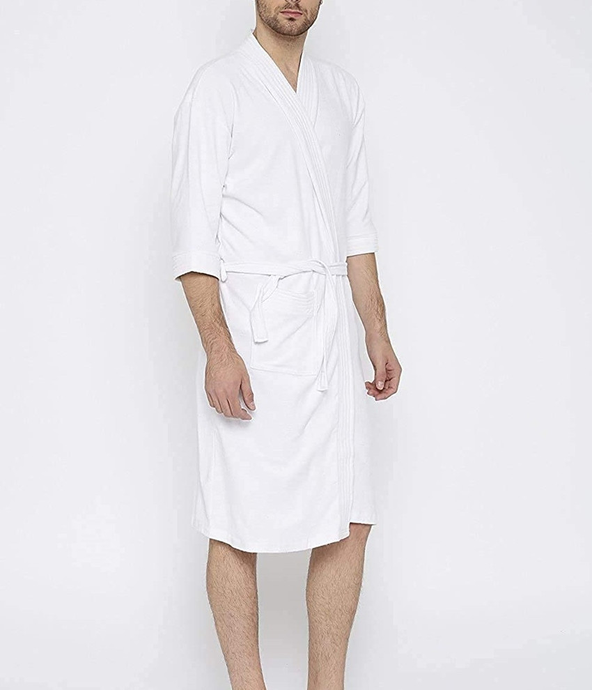 TOMKOT White Free Size Bath Robe Buy TOMKOT White Free Size Bath Robe Online at Best Price in India Flipkart