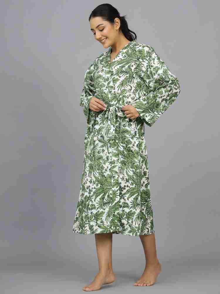 Bathrobe Archipelago Green Wave Long Emmamalena, 46% OFF