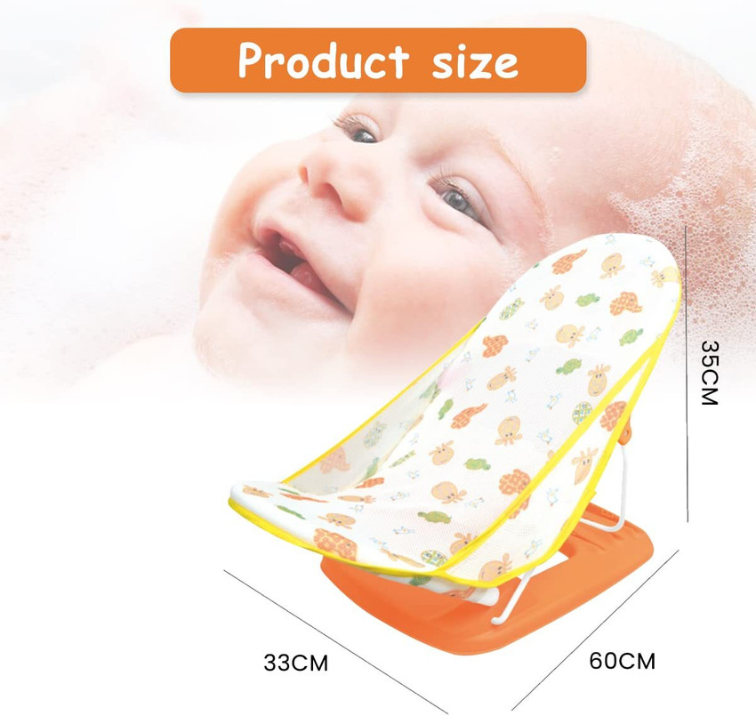 ELEPHANTBOAT Baby Bathing Chair Folding Bathing Chair for Newborns