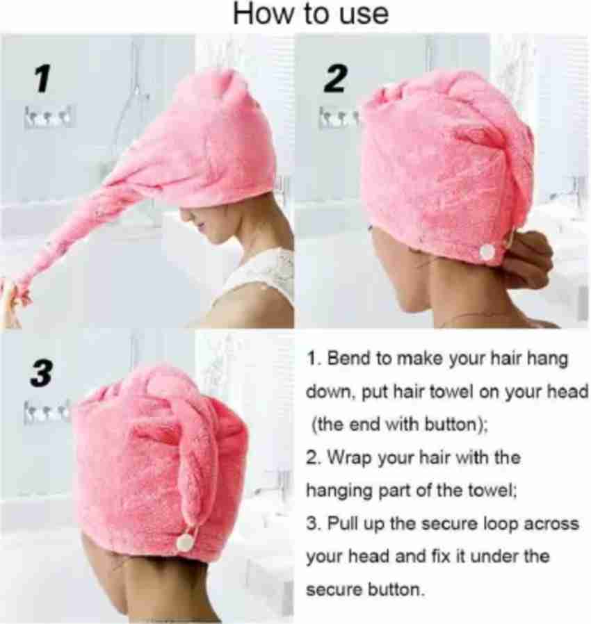 RNASUN Hair Towel Wrap Absorbent Towel Hair-Drying Quick Dry