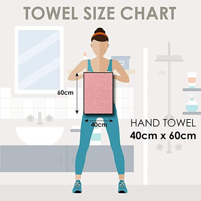 Guest towel hotsell size