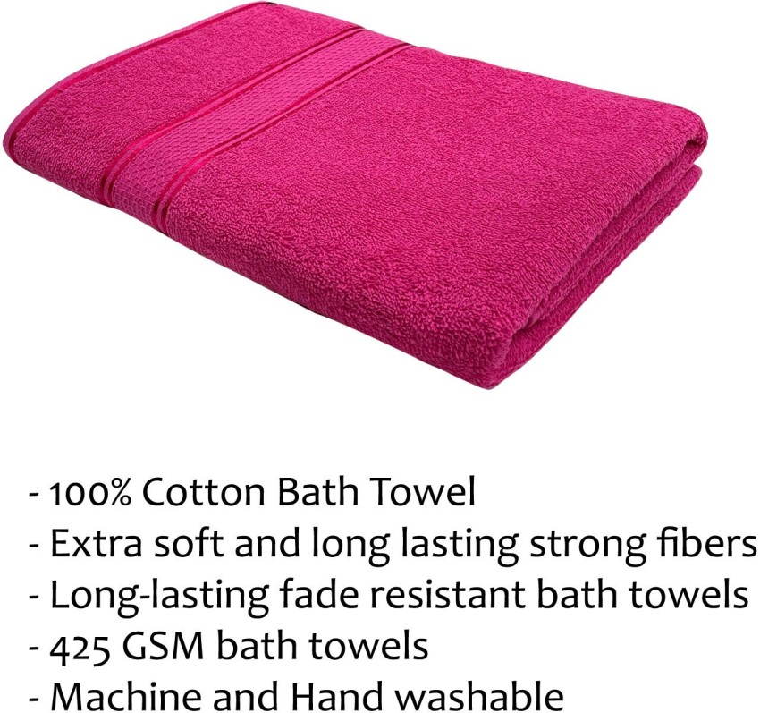 Fuschia bath online towels