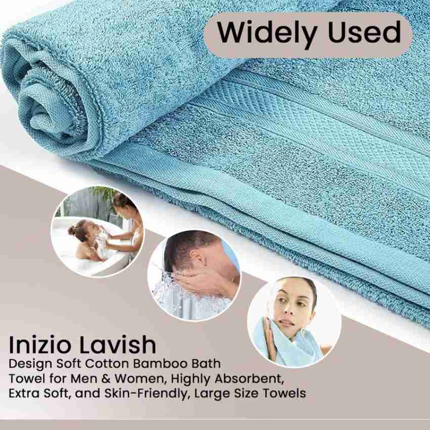 Bath Towel Bamboo Towel Set 2 pack, 70 x 140 cm Extra Large Bath