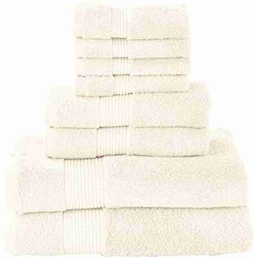 MANOR RIDGE Turkish Cotton 700 GSM 8 Piece Towel Set, Super Soft