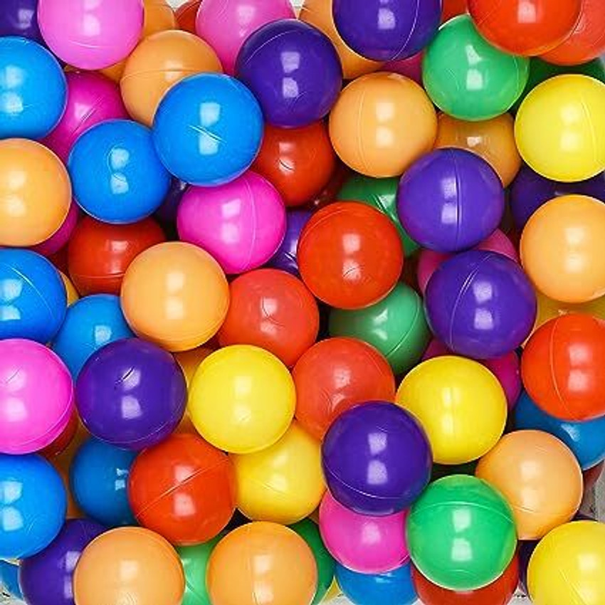 Small plastic spheres on sale