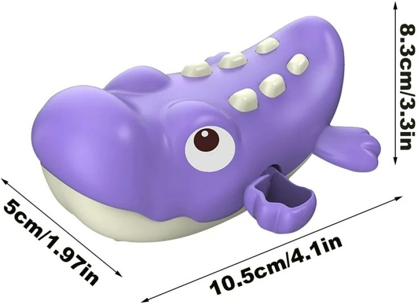 Magnet Baby Bath Fishing Toys - Wind-up Swimming Whales Bathtub