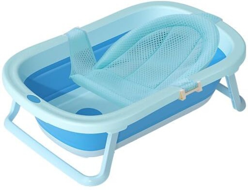 Foldable baby bath sales tub with stand