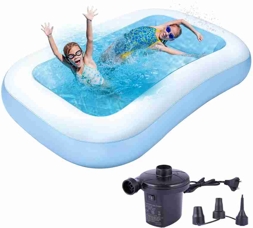 P for Pogu 5.5 Feet Rectangular Inflatable Pool with Electric Pump Swimming Bathtub for Kid Price in India Buy P for Pogu 5.5 Feet Rectangular Inflatable Pool with Electric Pump Swimming