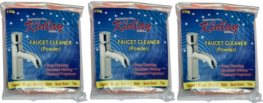 Kidlay Tap & Faucet Cleaner 450gm. (3x150g Sachets Pleasant Price in India  - Buy Kidlay Tap & Faucet Cleaner 450gm. (3x150g Sachets Pleasant online at