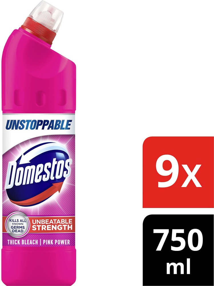 Domestos Toilet Cleaner Thick Bleach Pink Power 750ml Citrus Price