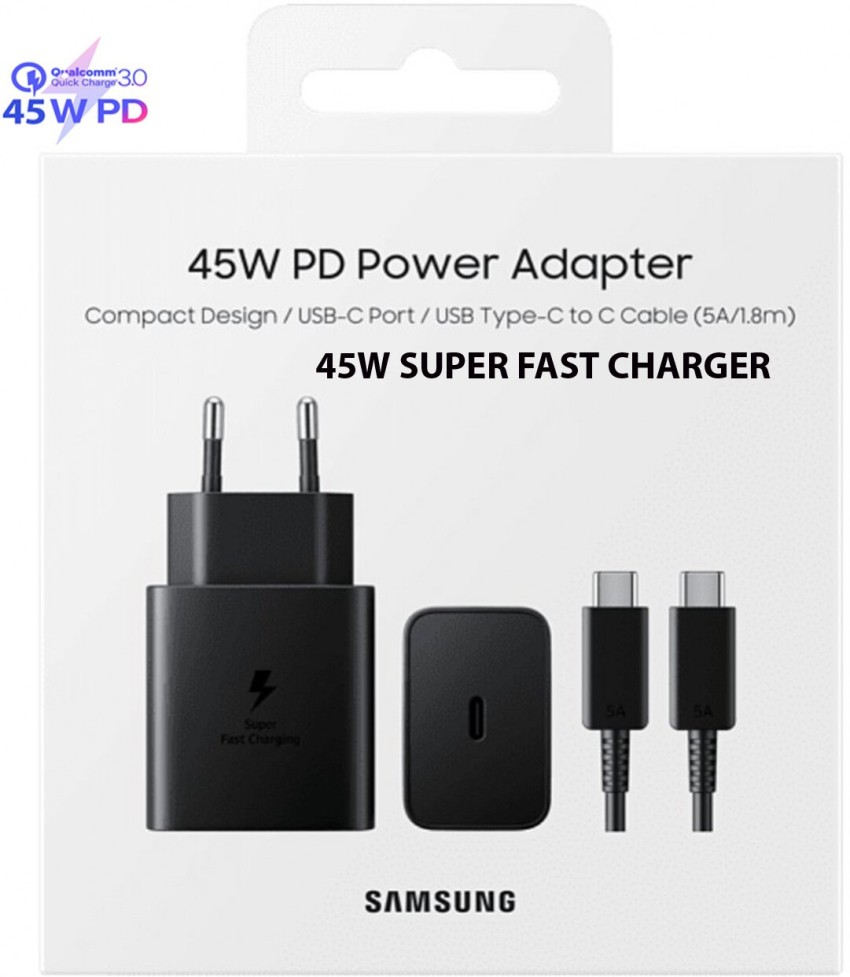 Samsung Type C Fast Charging Travel Charger l Qualcomm Quick Charge 3.0