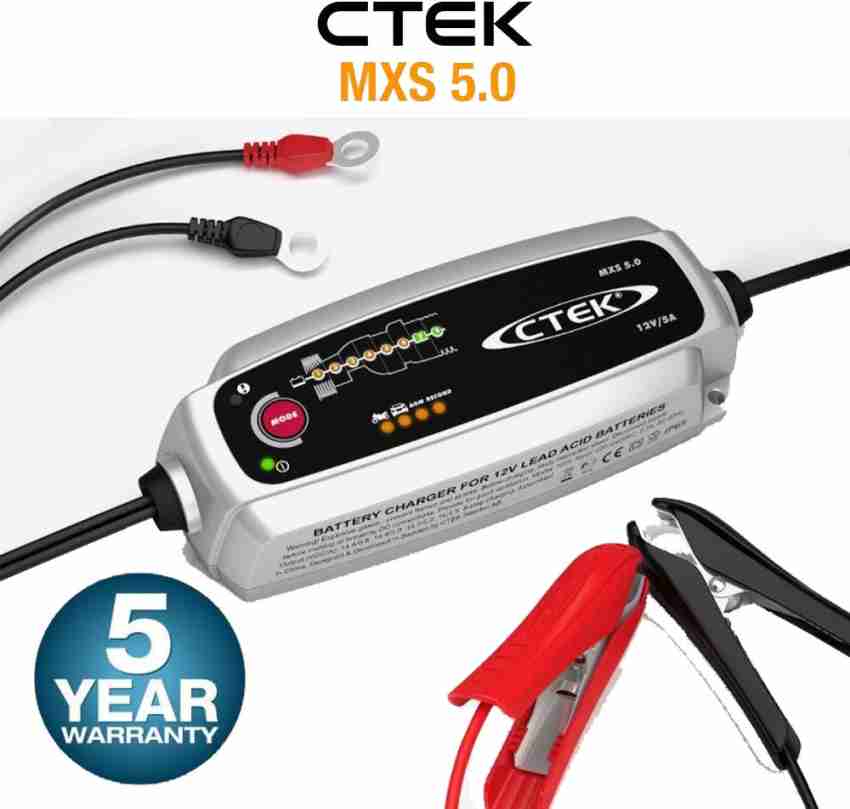 CTEK MXS 5.0 EU Car Battery Charger for BMW, Audi, Mercedes