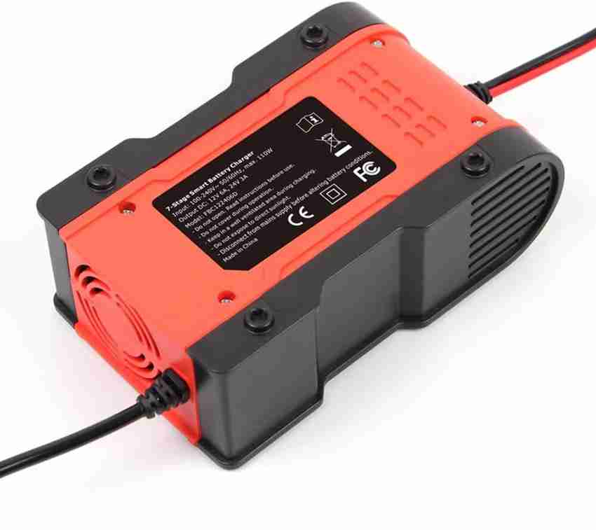 amiciSmart 12V Automatic Car Battery Charger 7 Stage Intelligent