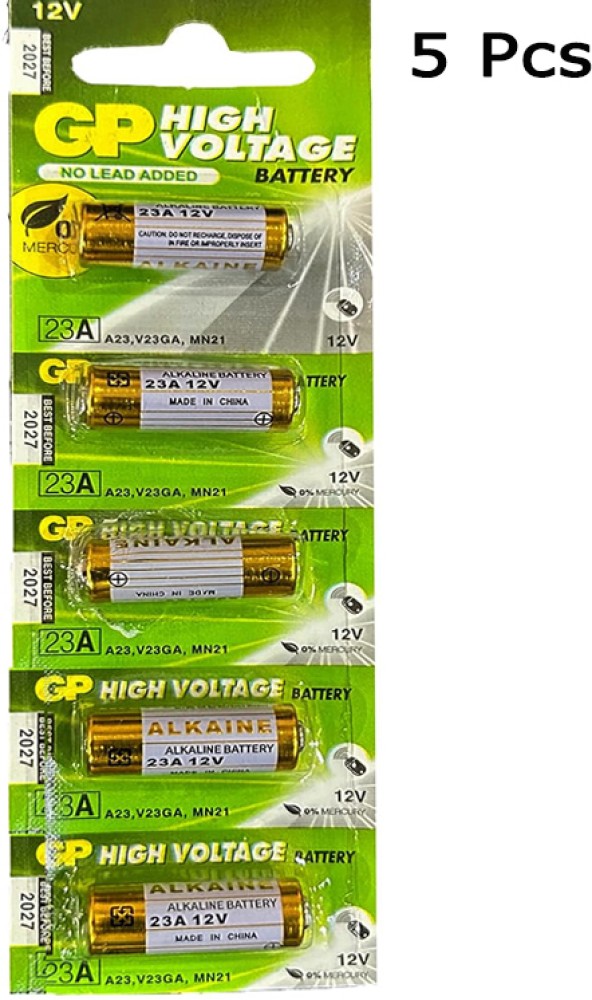 Urban Infotech GP Ultra 23A 12V Alkaline High Voltage Batteries For remote  Hinge Light Battery