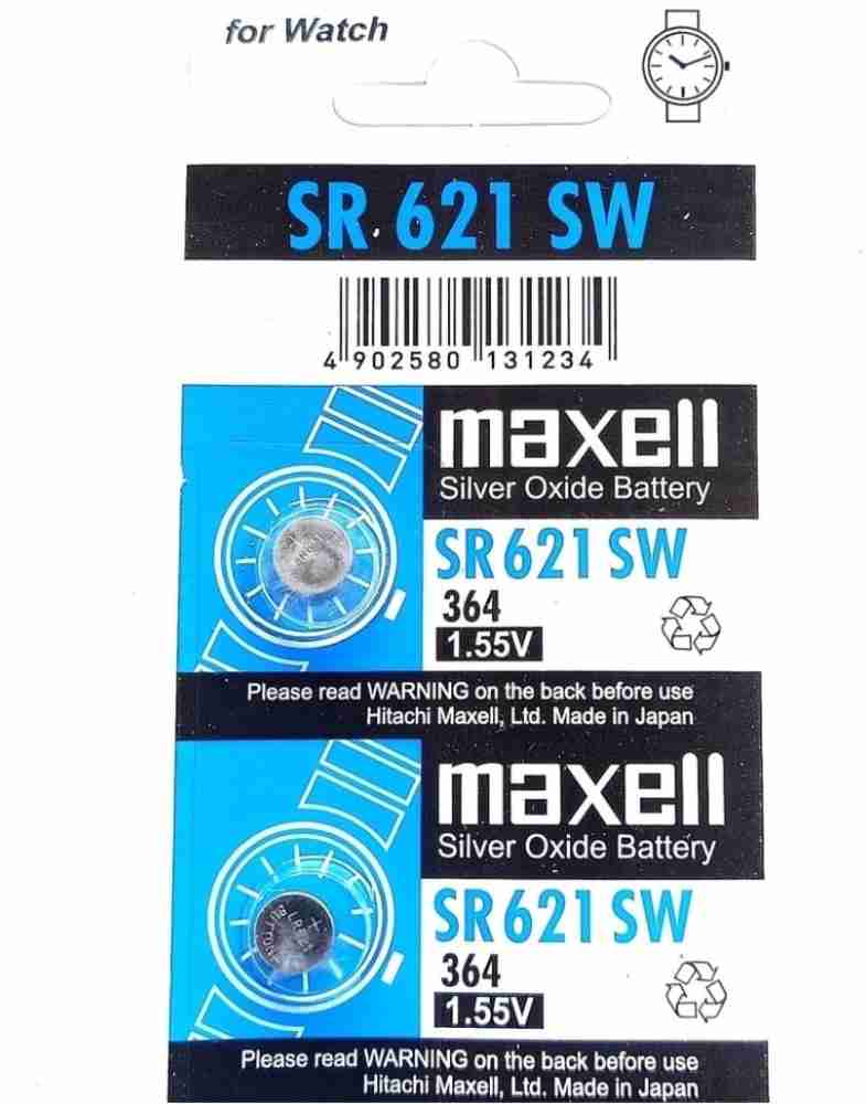 Maxell SR621SW 364 Silver Oxide Watch Battery