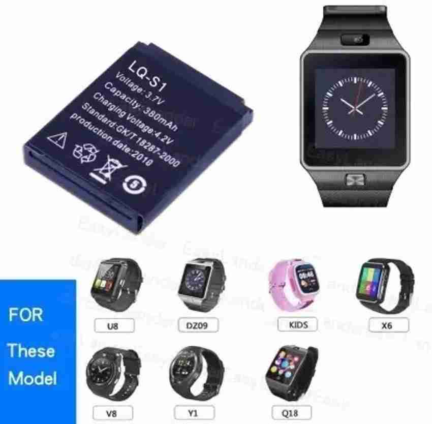 BSVR Mobile Battery For DZ09 A1 V8 X6 LQS1 Smartwatch DZ09