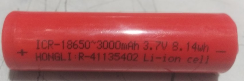 Order 5Pcs Original HONGLI 18650 2000mAh 3.7V Rechargeable Battery