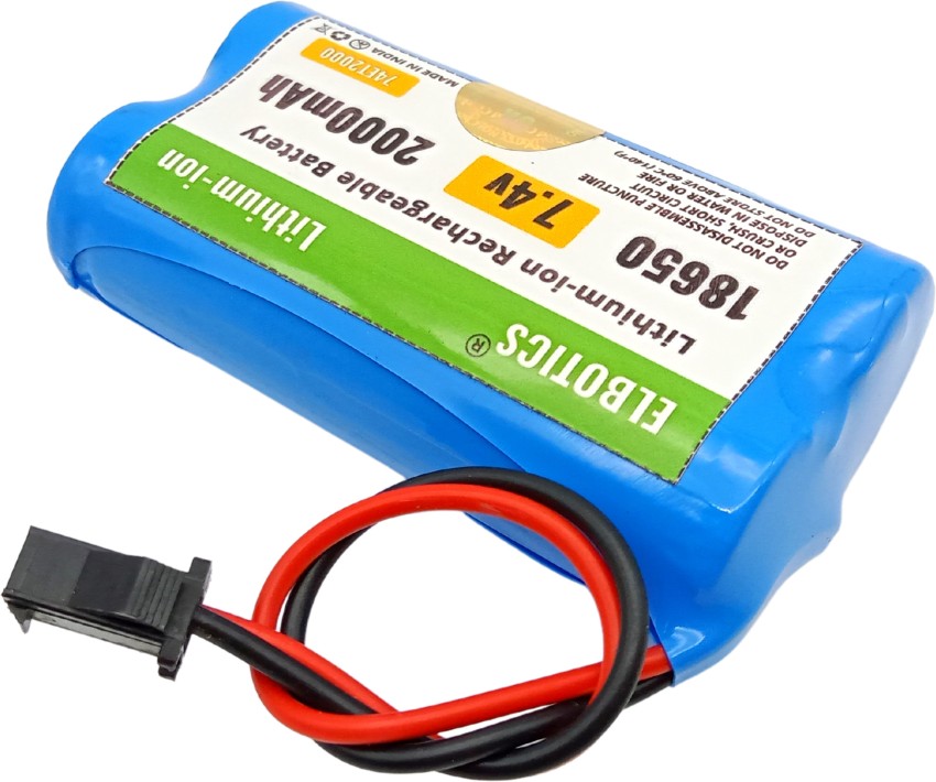 Batterie Li-Pol 1500mAh, 7,4V, 18650, connecteur T