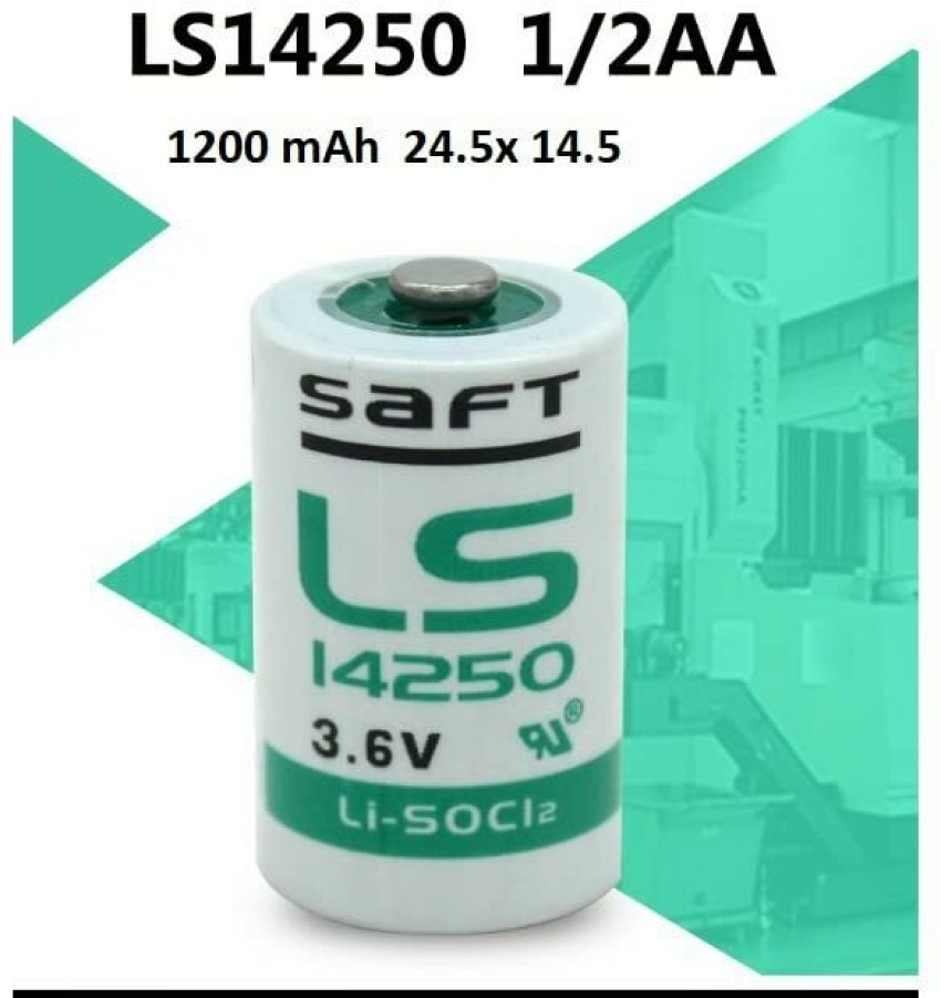 20 x Saft LS14250 (ER14250) 3.6 Volt 1/2 AA Lithium Battery (1200 mAh)  *Made In France* 