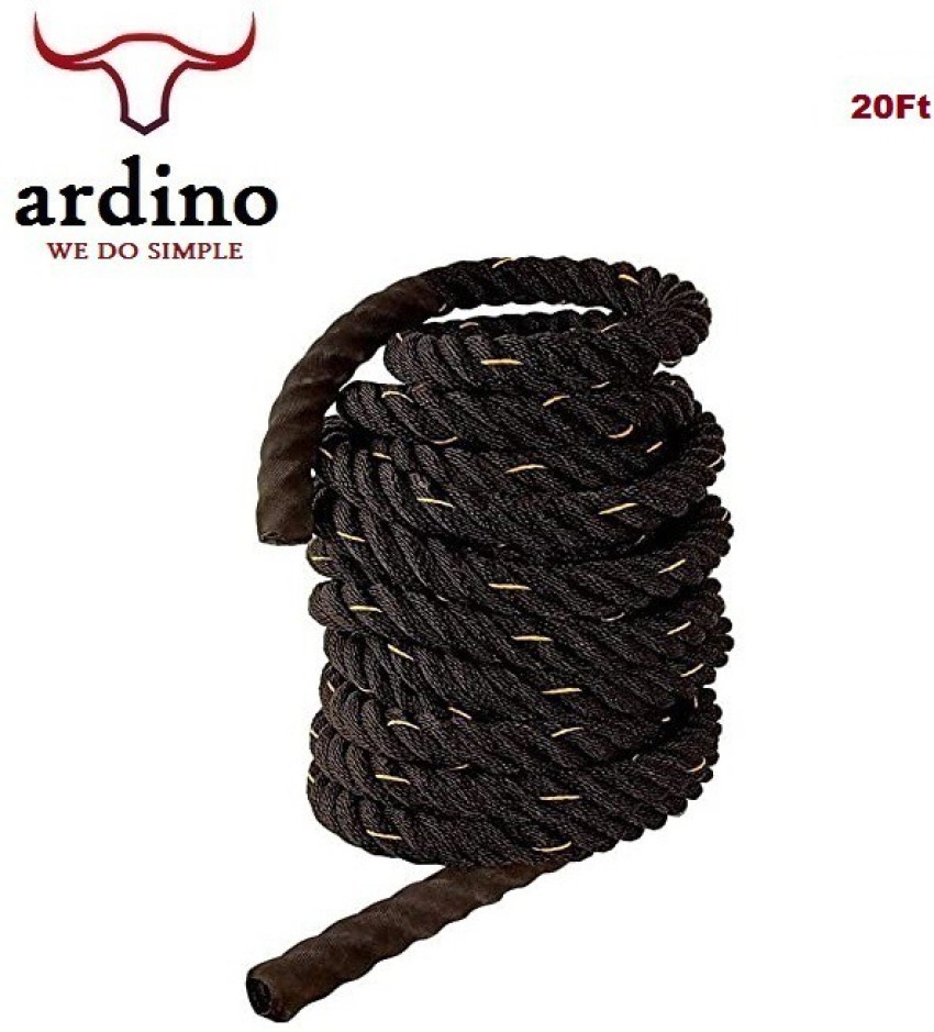 Ardino Premium Quality Battle Rope For Home/Commercial Gym Battle Rope Price  in India - Buy Ardino Premium Quality Battle Rope For Home/Commercial Gym Battle  Rope online at
